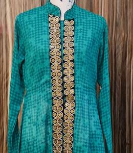 PURE GEORGETTE CHUDI SLEEVES